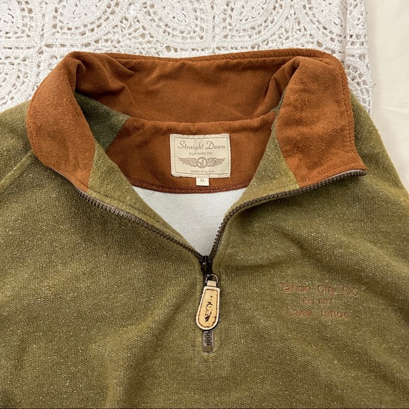 Used Lake Tahoe golf course quarter zip pullover sweater - Picture 7 of 16